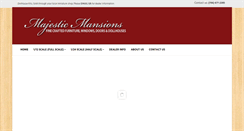 Desktop Screenshot of majesticmansions.com